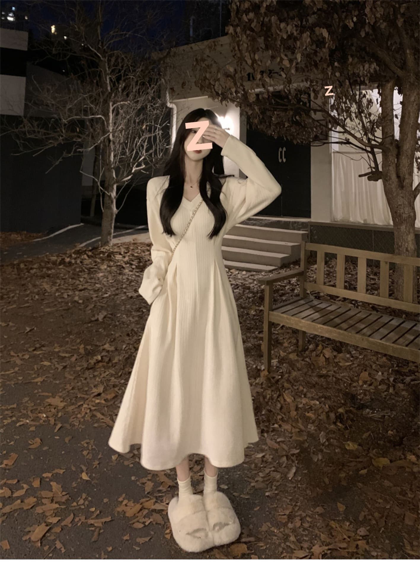 大人ワンピース ロング レトロ調フレア大人ワンピース