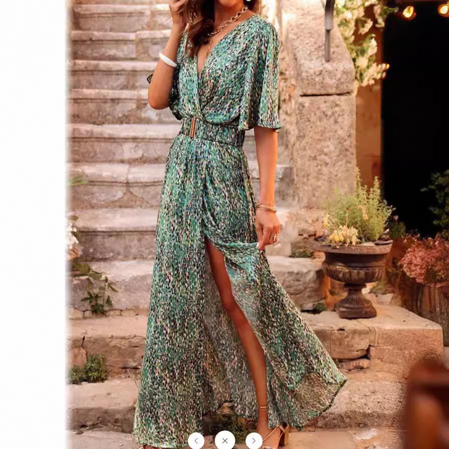 大人ワンピース ロング シアーフレアロマンチック