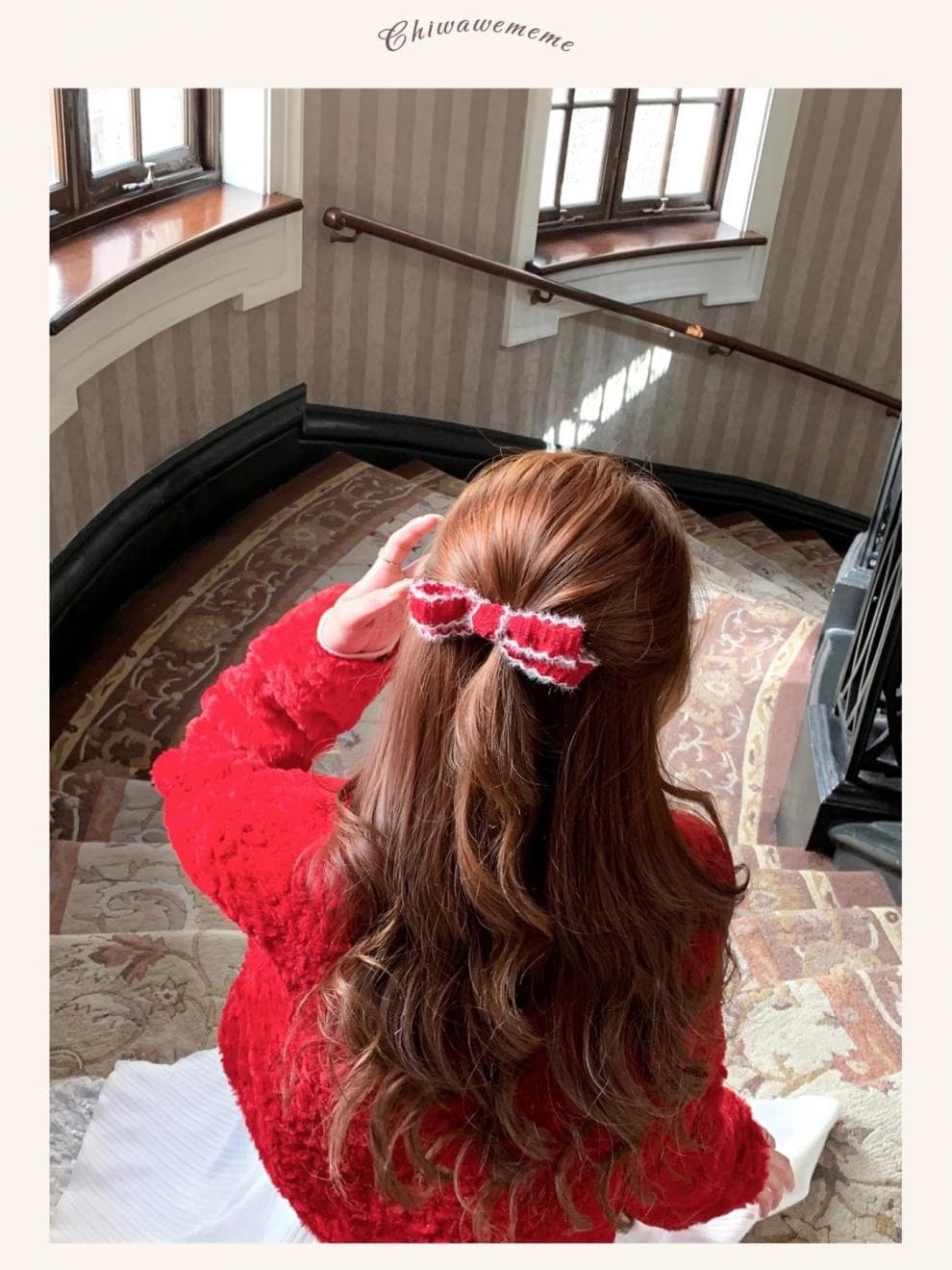 大人ワンピース ロング 優雅なプリーツニットワンピース