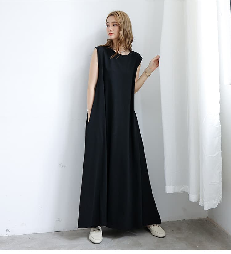 大人ワンピース マキシ ゆったり着られる大人のマキシワンピース