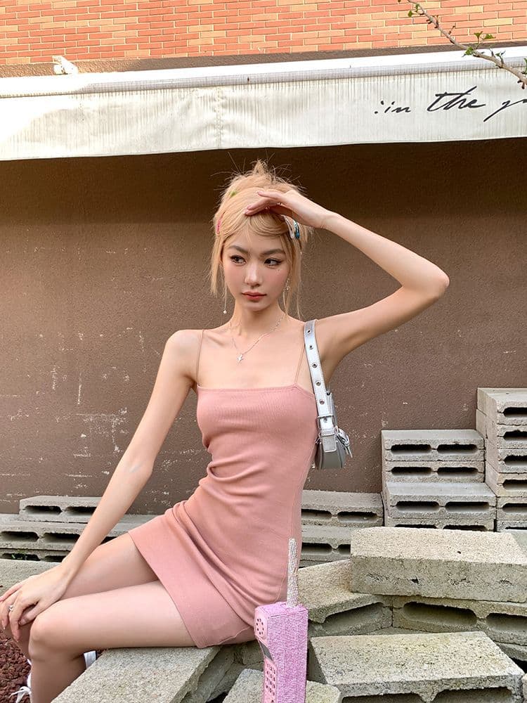 大人ワンピース ミニ スリム美シルエット大人ワンピース