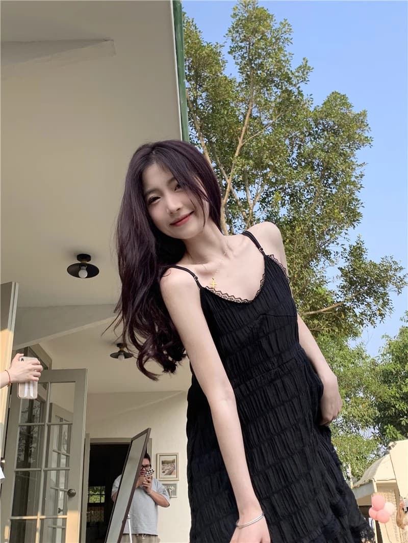 大人ワンピース ロング レース重ねティアードロマンスワンピース