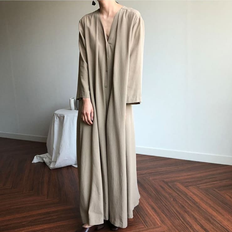 大人ワンピース ロング 上品フェミニン ウエストリボン ワンピース