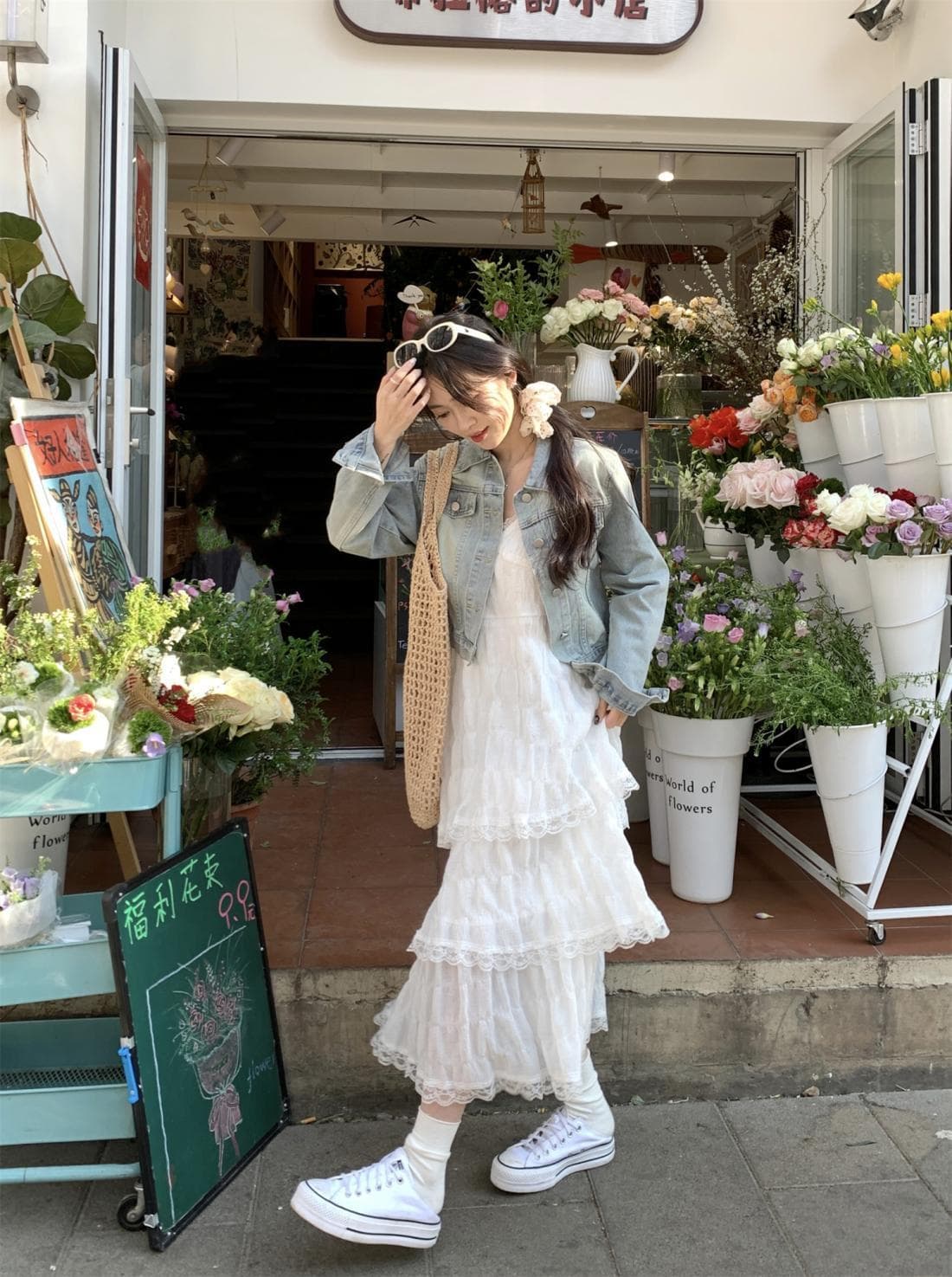 大人ワンピース ロング レース重ねティアードロマンスワンピース
