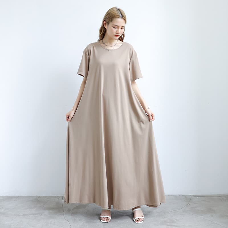 大人ワンピース マキシ ゆったり着られる大人のマキシワンピース