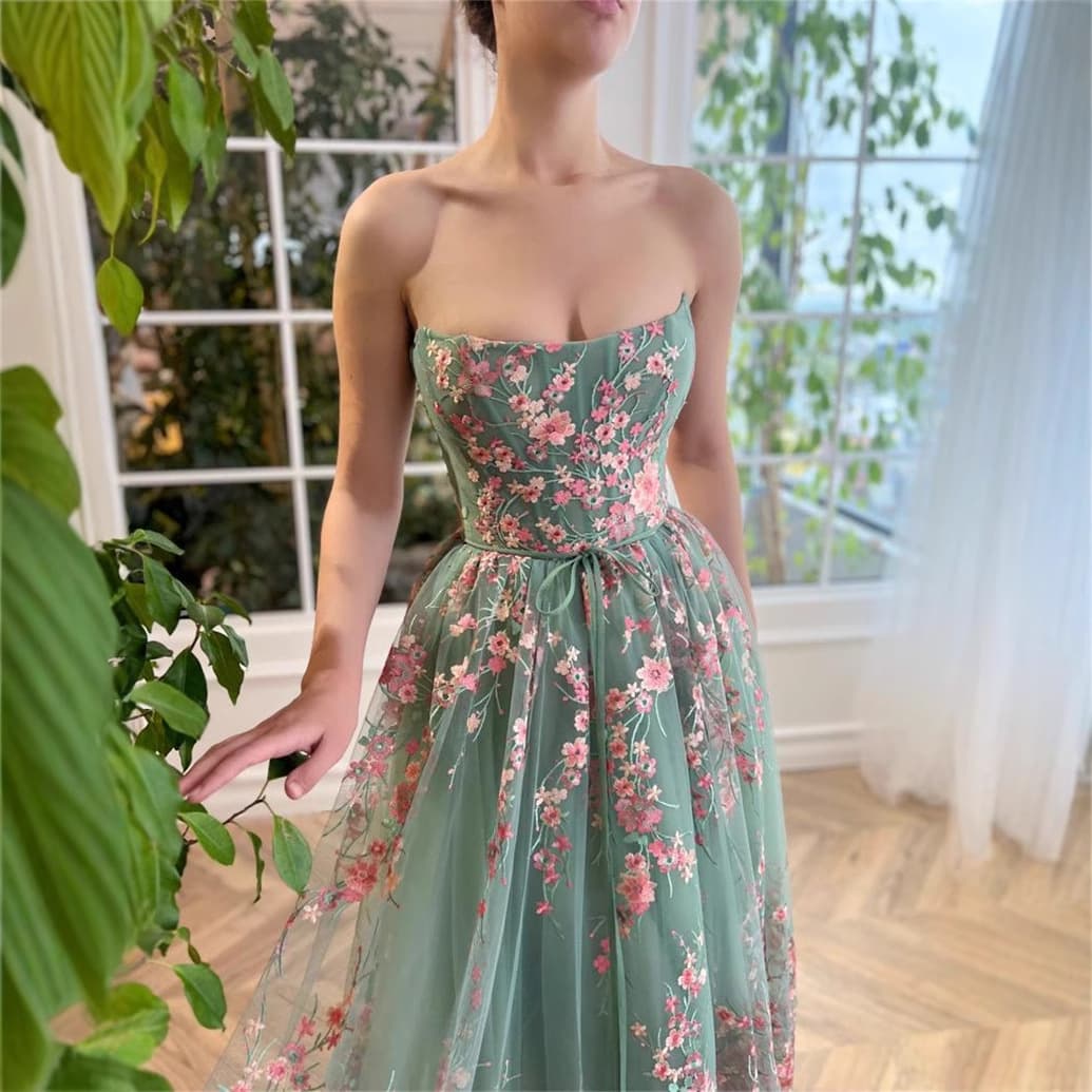大人ワンピース ロング 桜舞う シフォンドレスワンピース