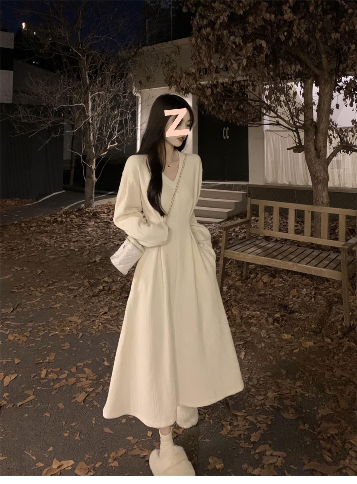 大人ワンピース ロング レトロ調フレア大人ワンピース