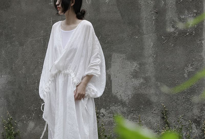 大人ワンピース ロング 優美な羽織りロングワンピース