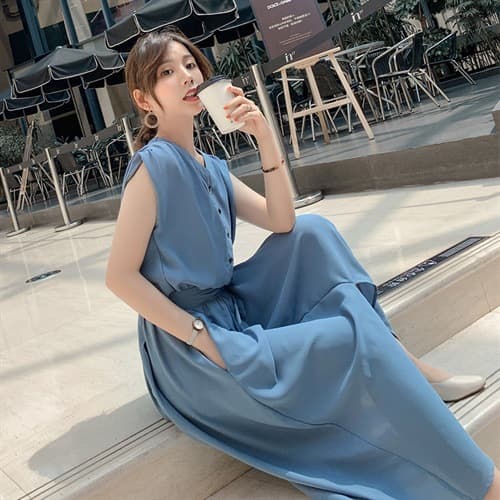 大人ワンピース ロング 優雅なシルエット